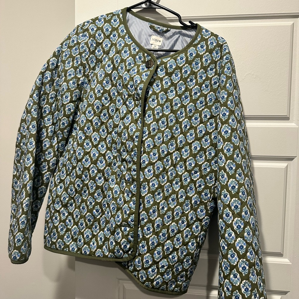 Jcrew quilted jacket